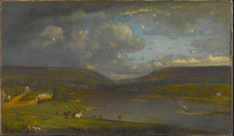 George Inness On the Delaware River France oil painting art